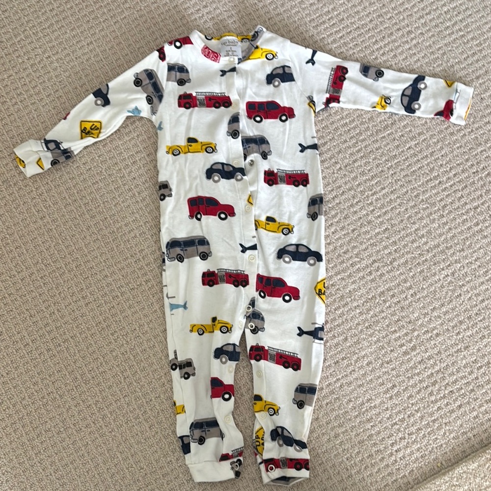 UP Baby Car Print Baby Onesie